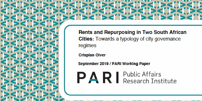Working Paper | Rents and Repurposing in Two South African Cities
