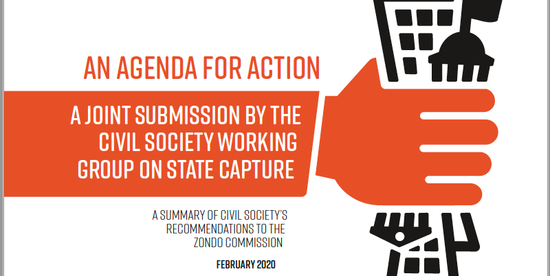 Civil Society Working Group launches a Joint Submission to the Zondo Commission