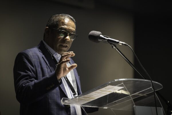 Johannesburg 20220914 - Lawson Naidoo, State Capture Commission Conference, UJ campus
Photo: Bram Lammers