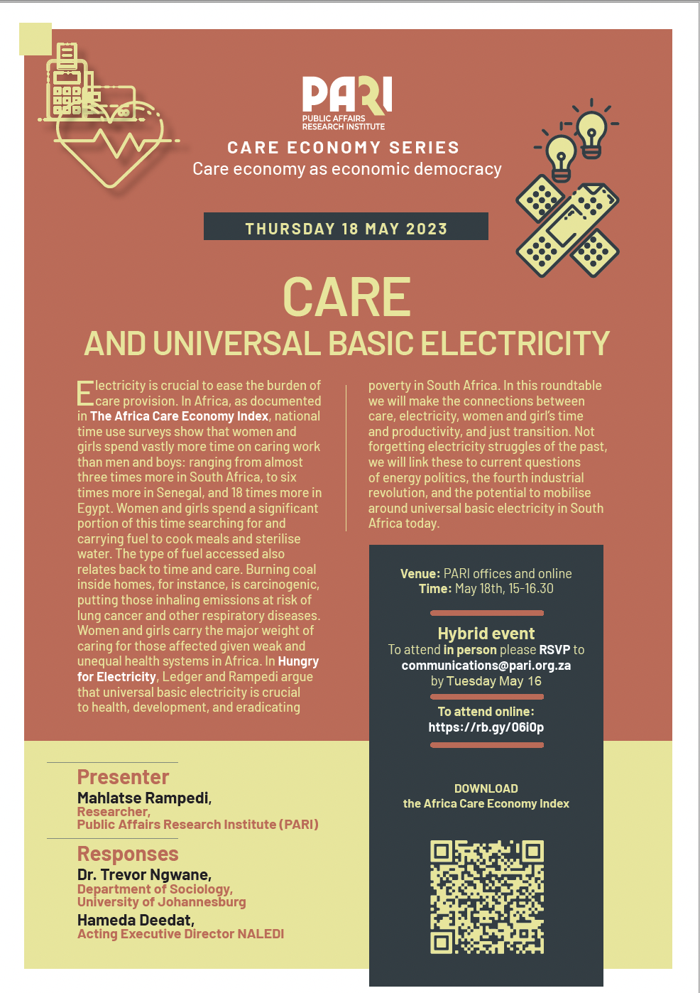 Watch | Care and Basic Universal Electricity