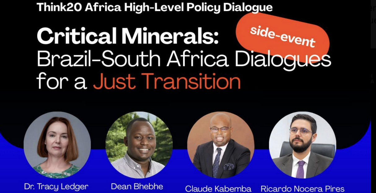 T20 Side Event | Critical Minerals: Brazil-SA Dialogues for a Just Transition